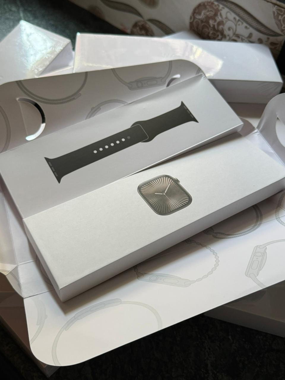 Premium Black Smart Watch with Alpine Loop Strap Series 10
