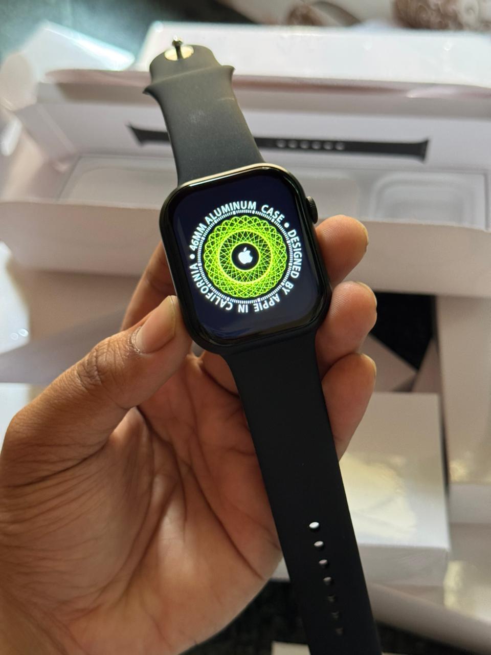 Premium Black Smart Watch with Alpine Loop Strap Series 10