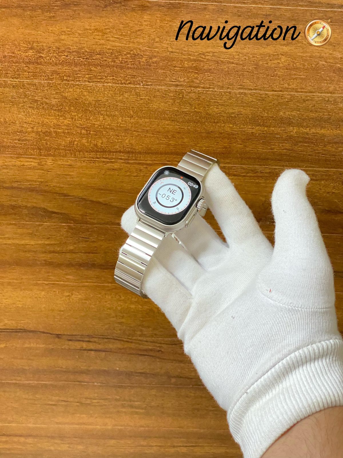 Titanium Silver Edition with Premium Metal Strap Ultra 2